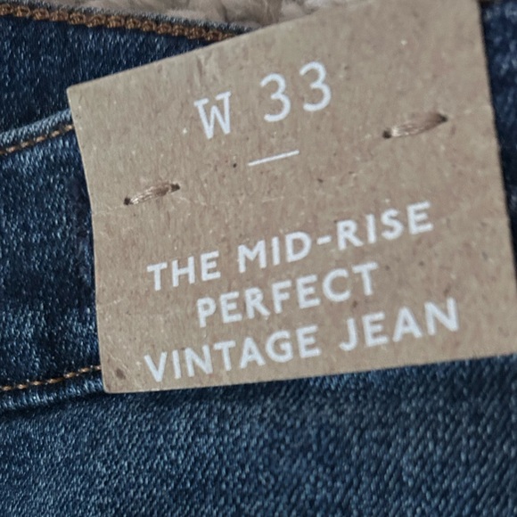 Madewell Perfect Vintage Jeans NWT | Mid-Rise Straight | W33 (about Women’s 16) - Picture 11 of 17